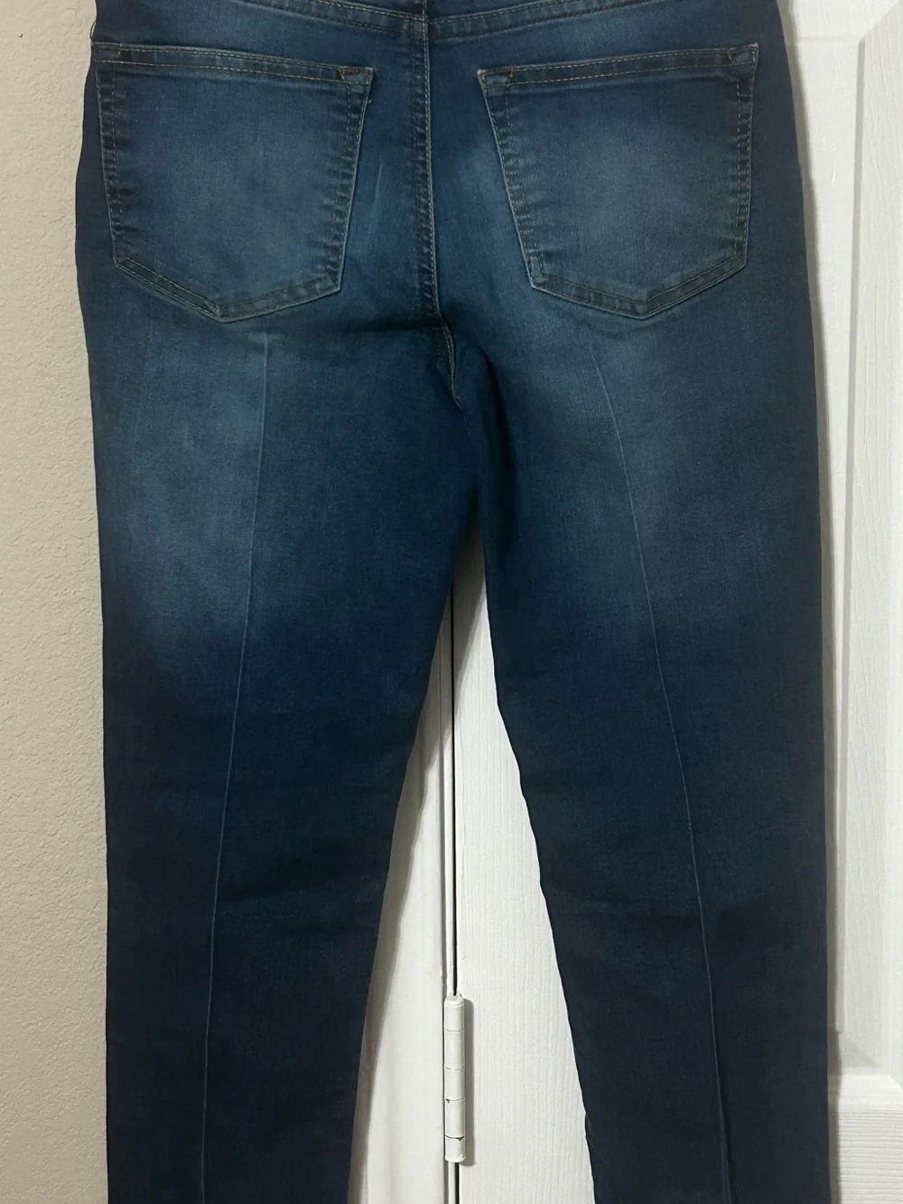 Weatherproof Vintage Girls Size 8 Capri Jeans Adjustable Waist Crease Crop